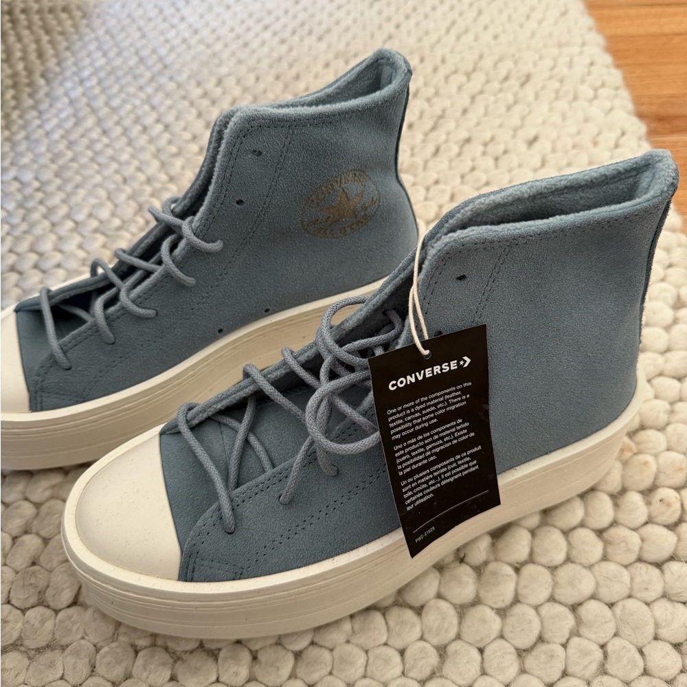 Converse Platform Blue All Star Sneakers